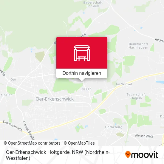 Oer-Erkenschwick Holtgarde Karte