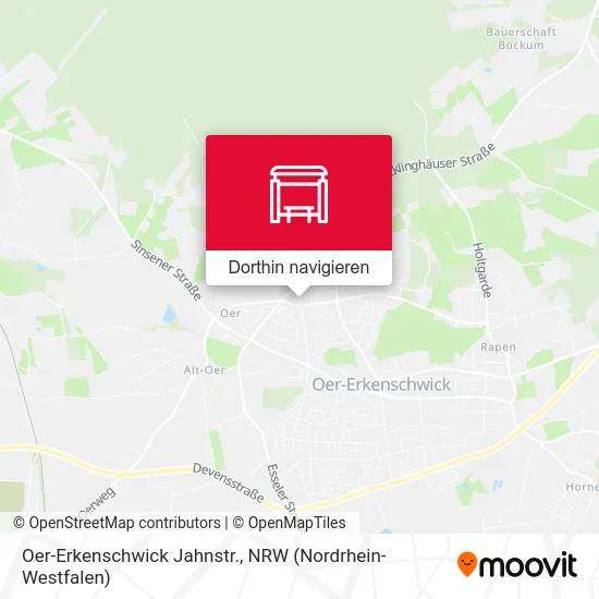 Oer-Erkenschwick Jahnstr. Karte