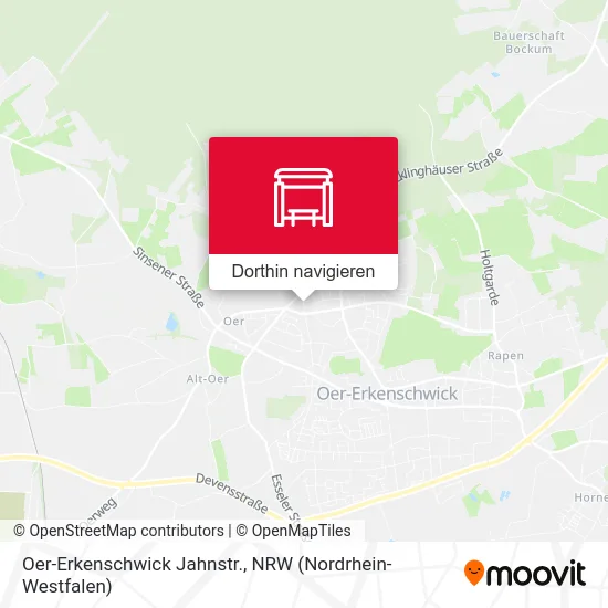 Oer-Erkenschwick Jahnstr. Karte