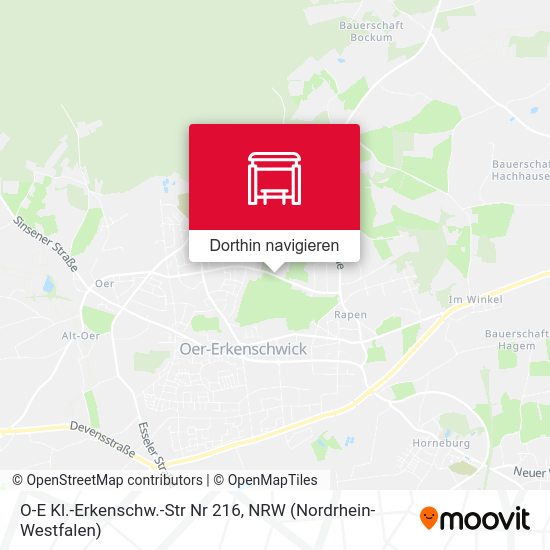 O-E Kl.-Erkenschw.-Str Nr 216 Karte