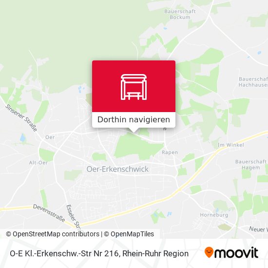 O-E Kl.-Erkenschw.-Str Nr 216 Karte