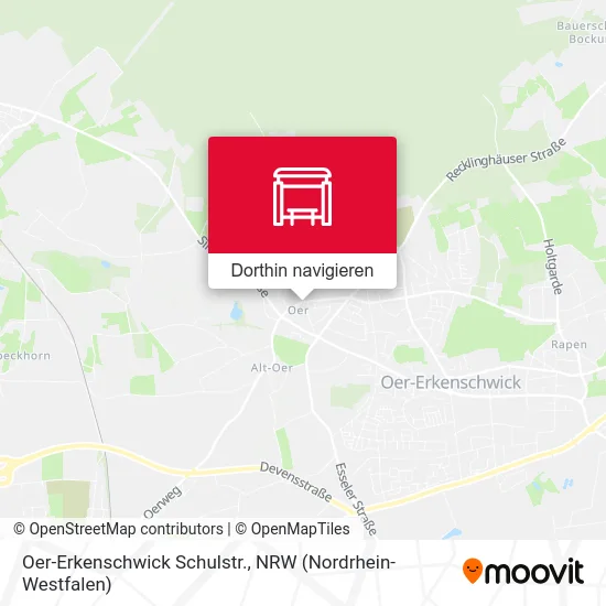 Oer-Erkenschwick Schulstr. Karte