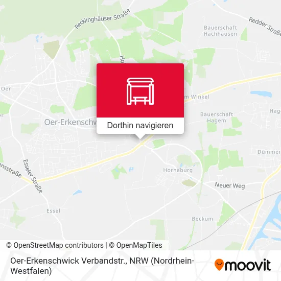 Oer-Erkenschwick Verbandstr. Karte