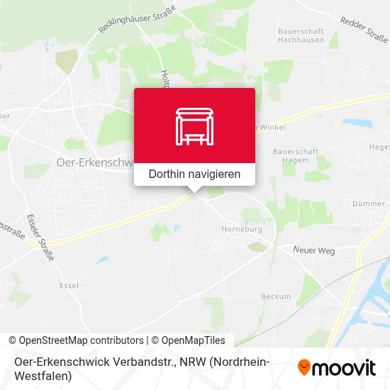 Oer-Erkenschwick Verbandstr. Karte