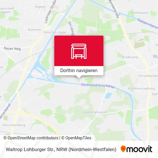 Waltrop Lohburger Str. Karte