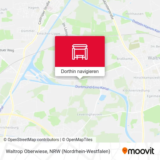 Waltrop Oberwiese Karte