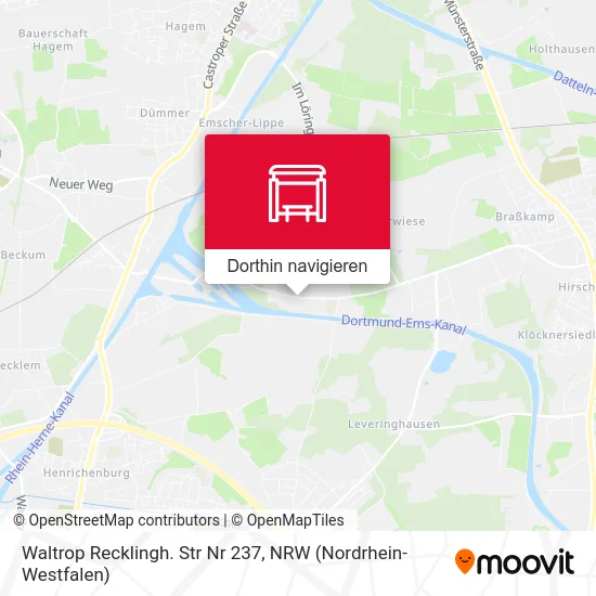 Waltrop Recklingh. Str Nr 237 Karte