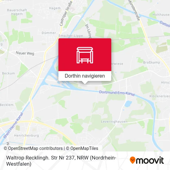 Waltrop Recklingh. Str Nr 237 Karte