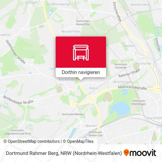 Dortmund Rahmer Berg Karte