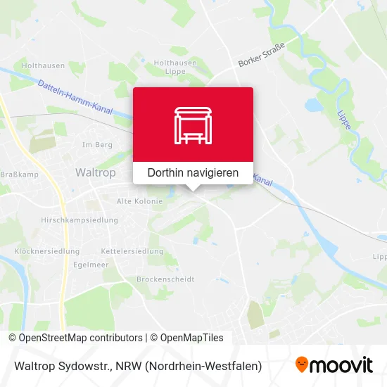 Waltrop Sydowstr. Karte