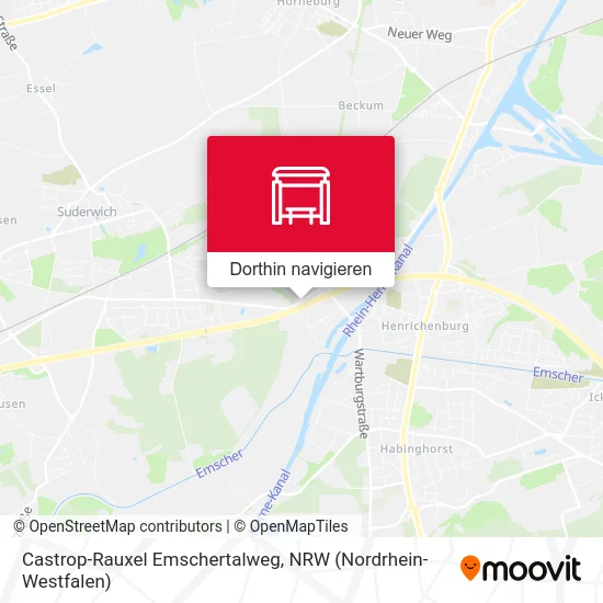 Castrop-Rauxel Emschertalweg Karte