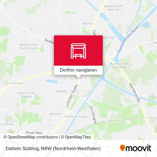 Datteln Südring Karte