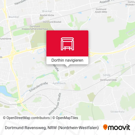 Dortmund Ravensweg Karte