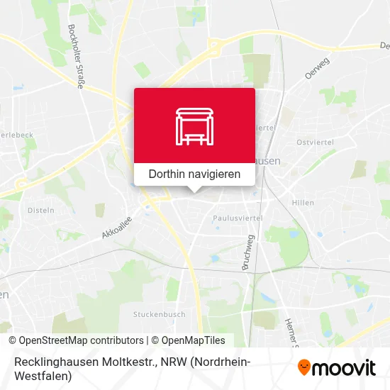 Recklinghausen Moltkestr. Karte