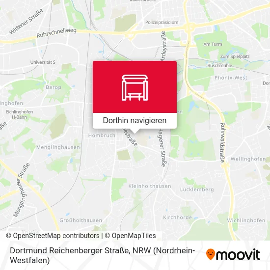 Dortmund Reichenberger Straße Karte