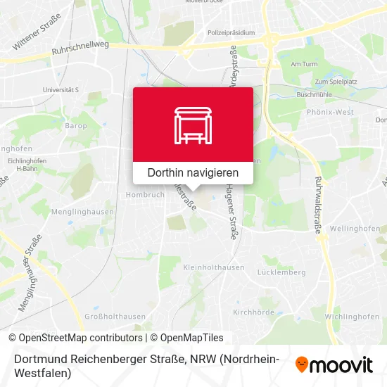 Dortmund Reichenberger Straße Karte