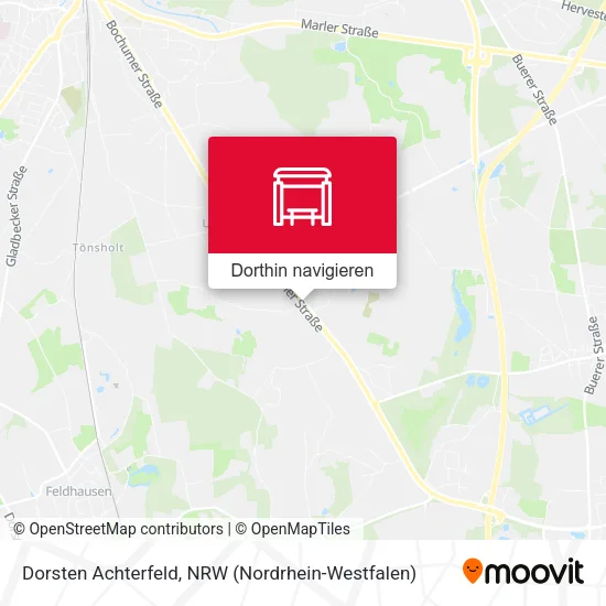 Dorsten Achterfeld Karte