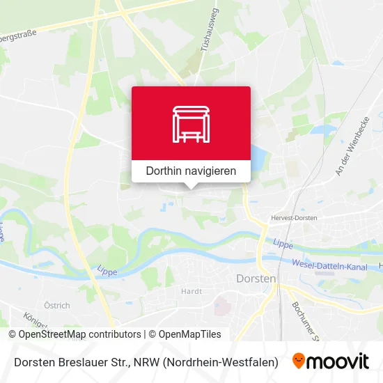 Dorsten Breslauer Str. Karte