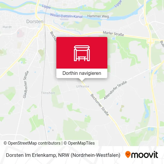 Dorsten Im Erlenkamp Karte