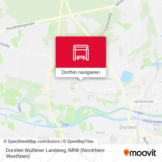 Dorsten Wulfener Landweg Karte