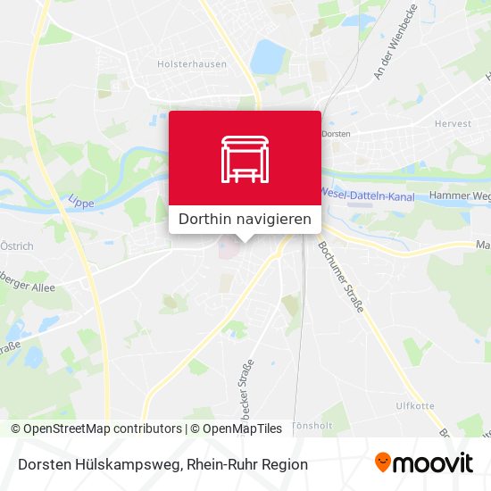 Dorsten Hülskampsweg Karte