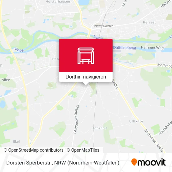 Dorsten Sperberstr. Karte