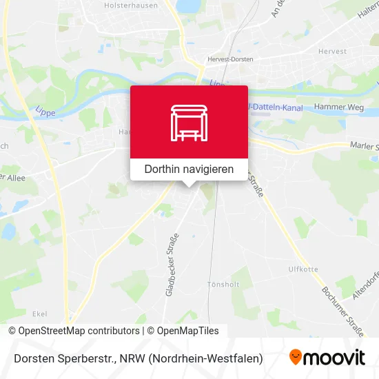 Dorsten Sperberstr. Karte
