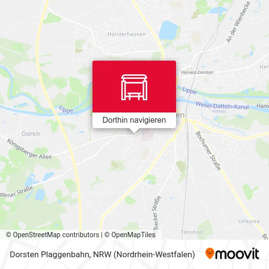 Dorsten Plaggenbahn Karte