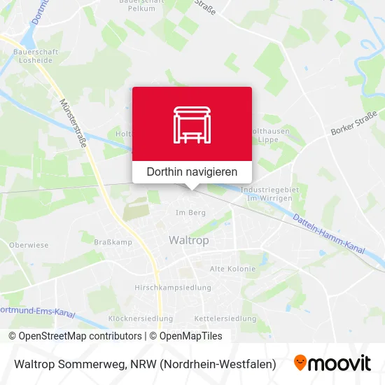 Waltrop Sommerweg Karte