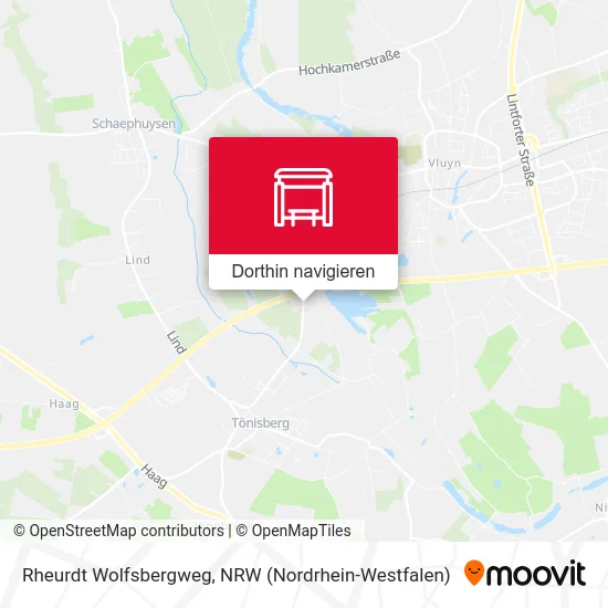 Rheurdt Wolfsbergweg Karte