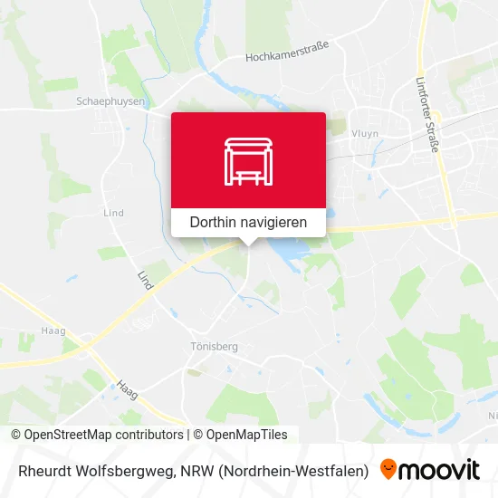 Rheurdt Wolfsbergweg Karte