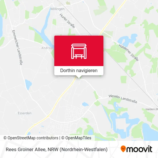 Rees Groiner Allee Karte
