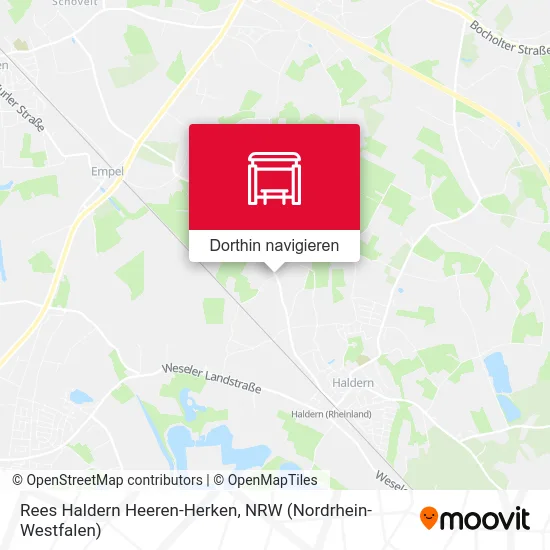 Rees Haldern Heeren-Herken Karte