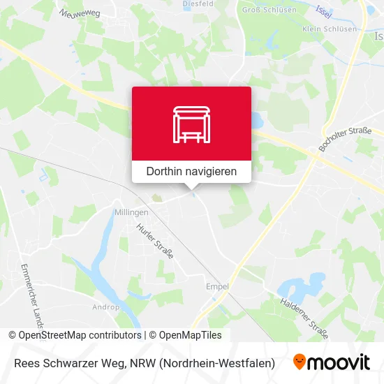 Rees Schwarzer Weg Karte