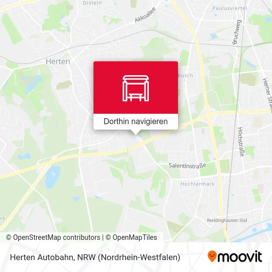 Herten Autobahn Karte