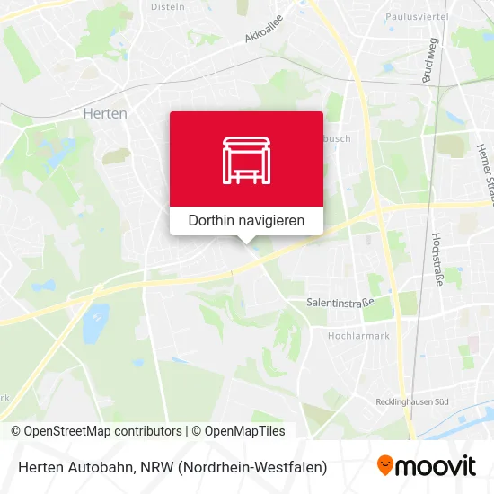 Herten Autobahn Karte
