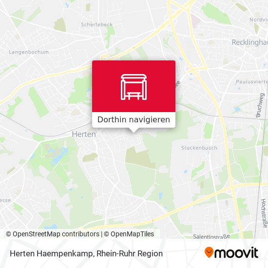 Herten Haempenkamp Karte