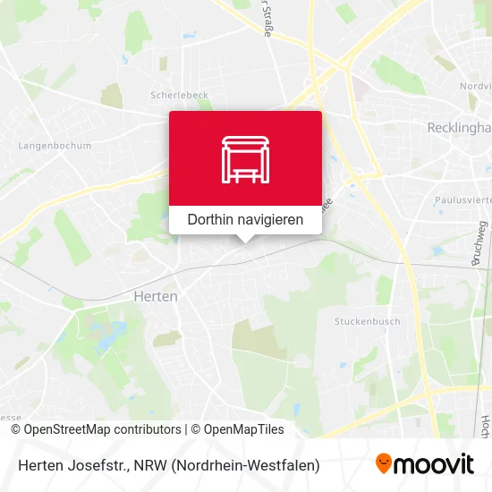 Herten Josefstr. Karte