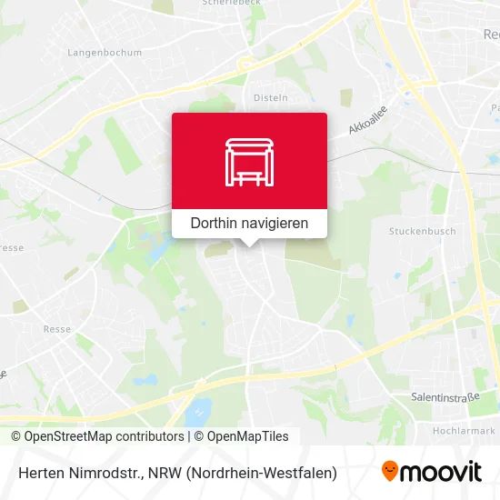 Herten Nimrodstr. Karte