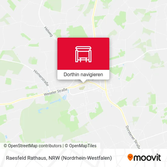 Raesfeld Rathaus Karte