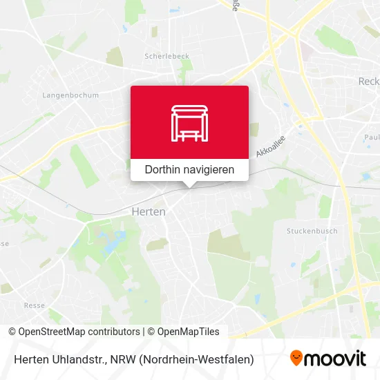 Herten Uhlandstr. Karte