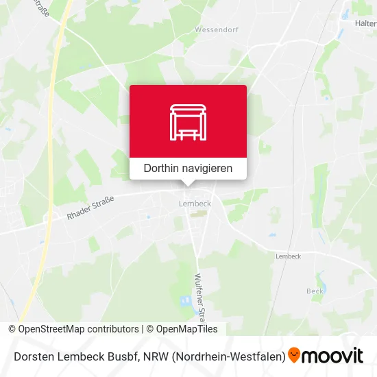 Dorsten Lembeck Busbf Karte