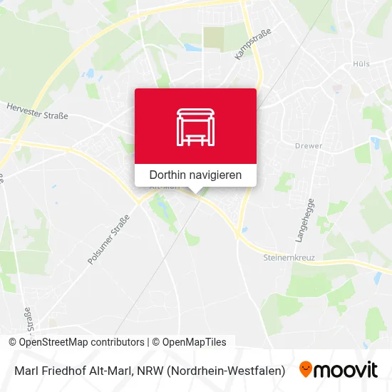 Marl Friedhof Alt-Marl Karte