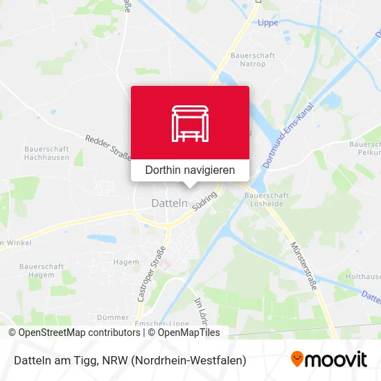 Datteln am Tigg Karte