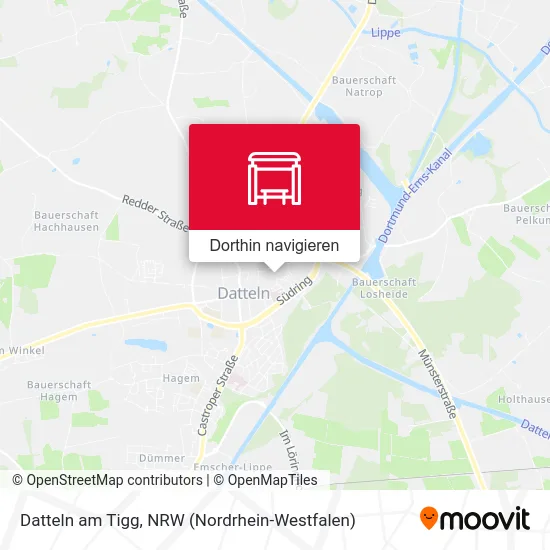 Datteln am Tigg Karte