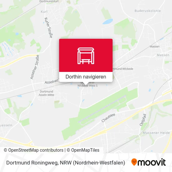 Dortmund Roningweg Karte