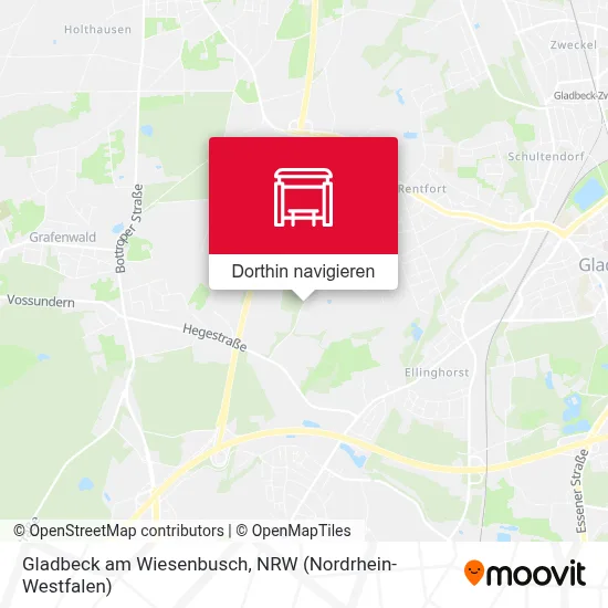 Gladbeck am Wiesenbusch Karte