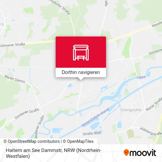 Haltern am See Dammstr Karte