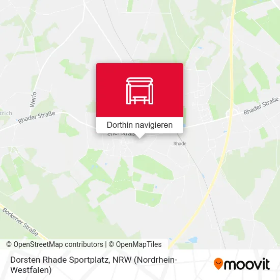 Dorsten Rhade Sportplatz Karte