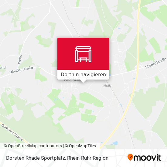 Dorsten Rhade Sportplatz Karte